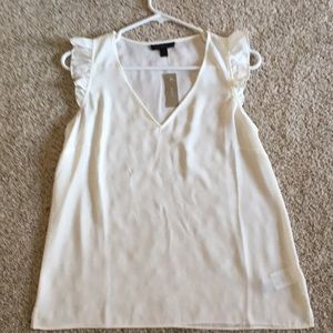 J.Crew Flutter Sleeve Top Size 4
